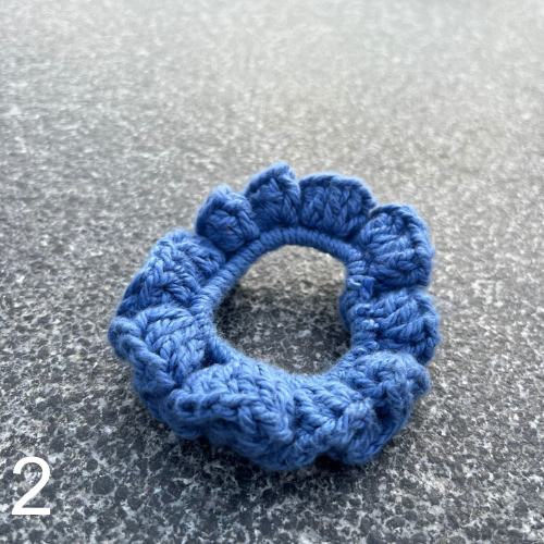 Gehäkelte Scrunchies