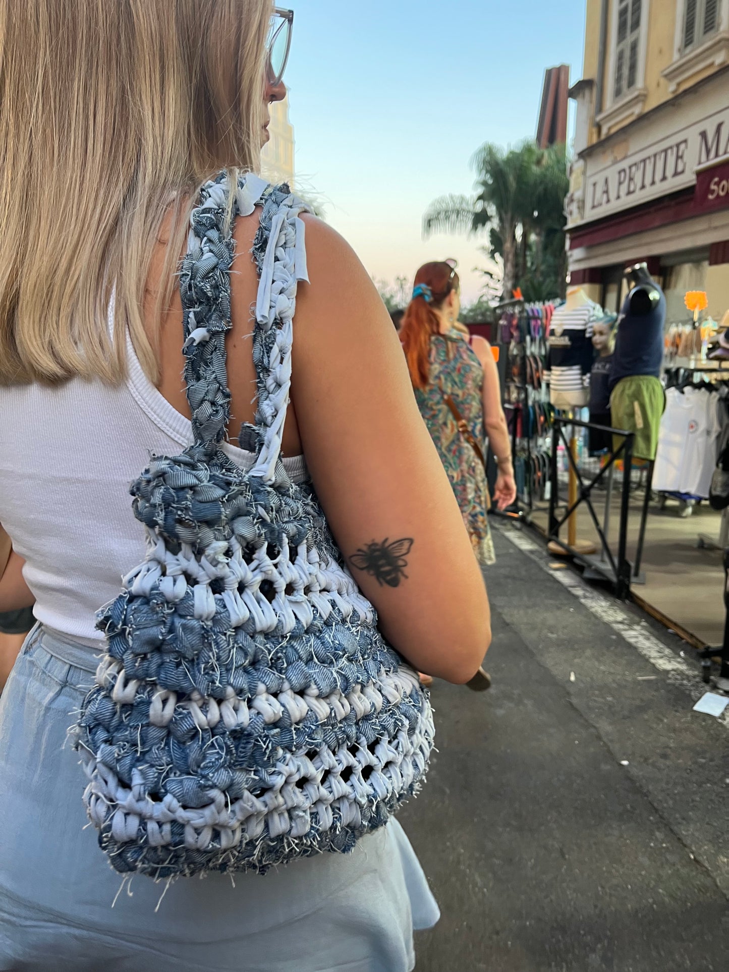 Recycled Jeans Bag