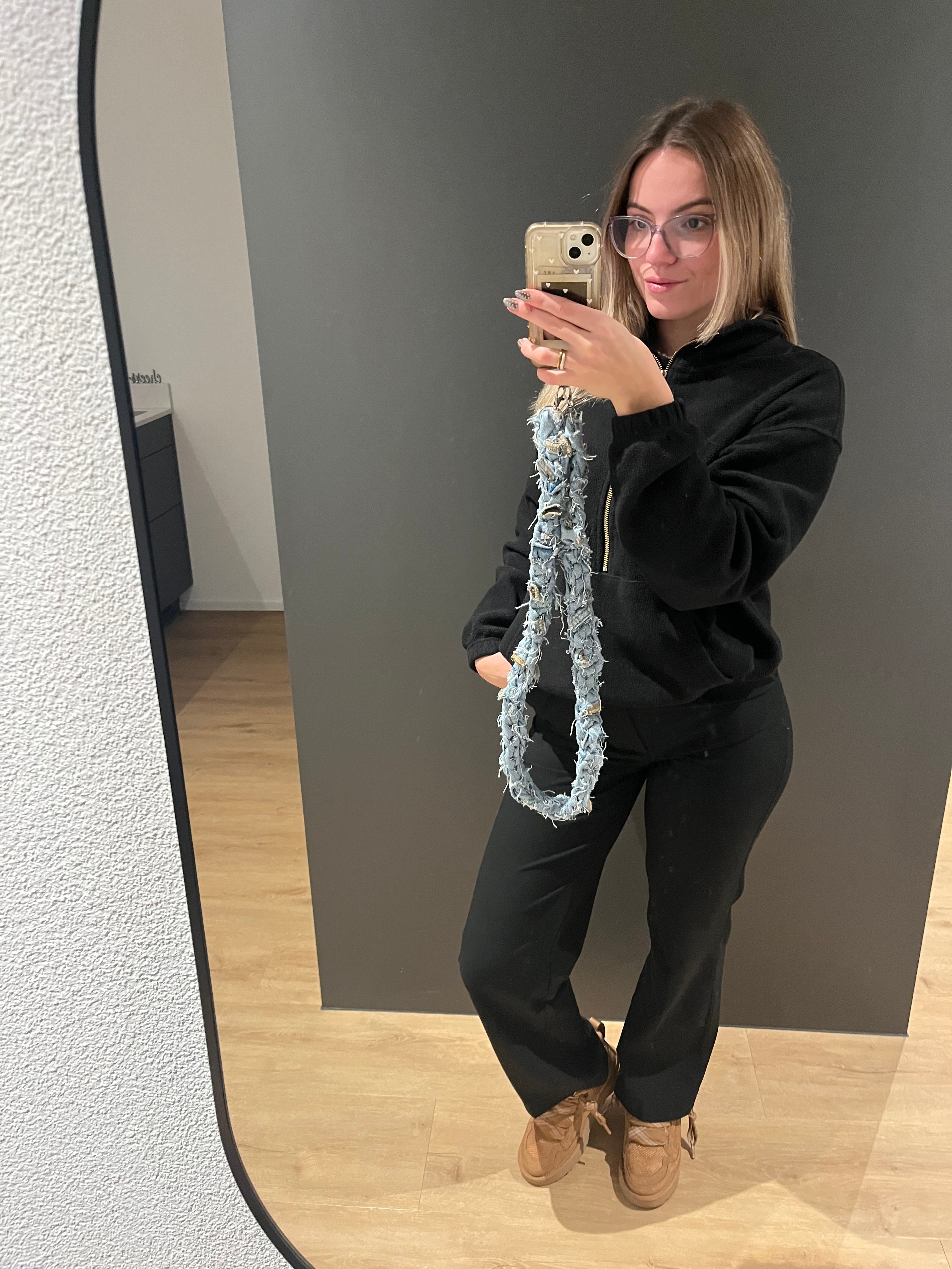 Handykette aus Jeans