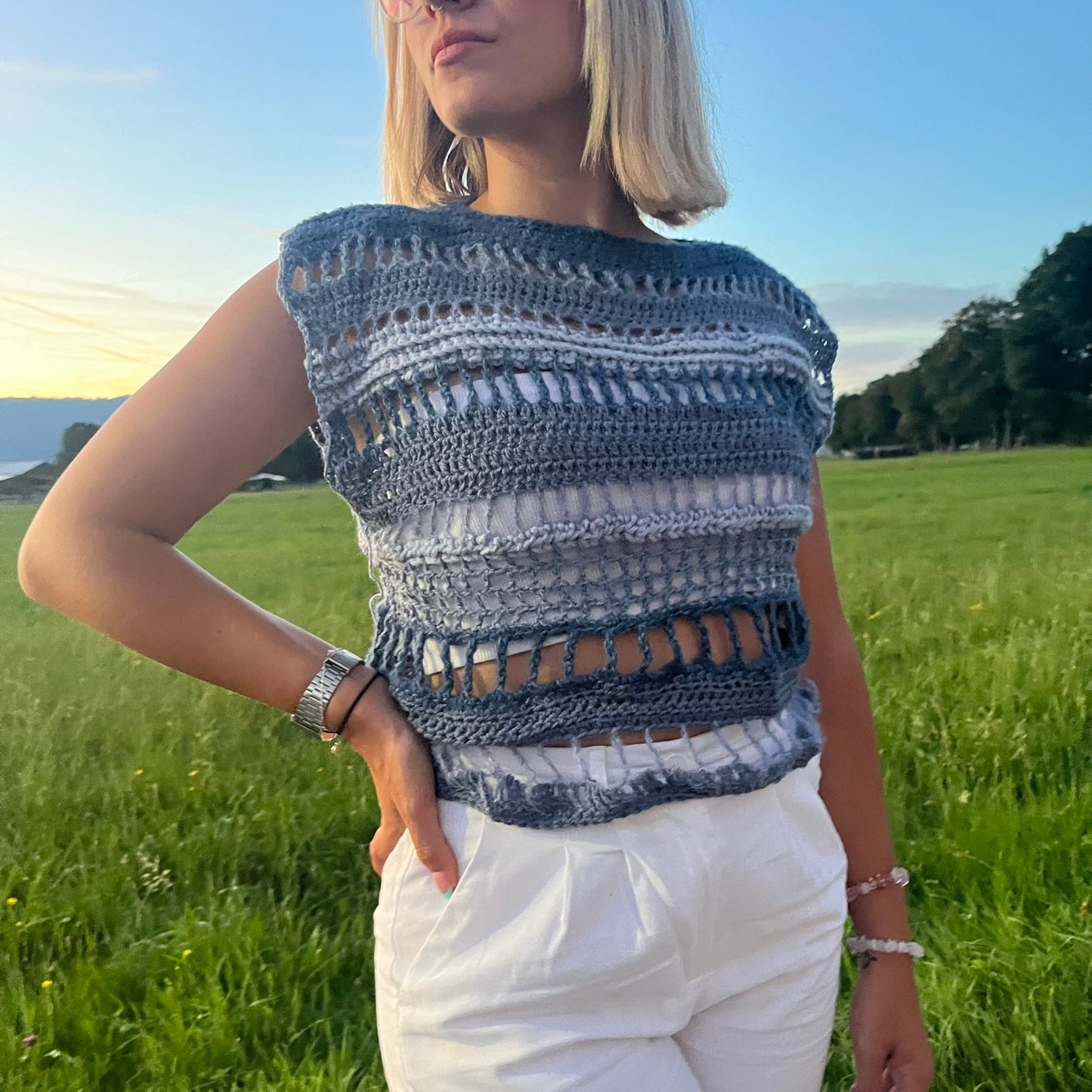 Mesh Top oversized